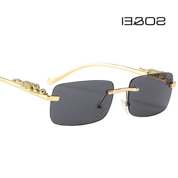 so&ei fashion rimless rectangle sunglasses women retro cheetah decoration clear ocean lens eyewear men sun glasses shades uv400 glasses whol, White;black
so&ei fashion rimless rectangle sunglasses women retro cheetah decoration clear ocean lens eyewear men sun glasses shades uv400 glasses whol, White;black