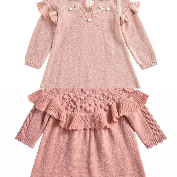 girl's dresses new autumn winter l& brand kids for girls beauty flower knit sweater dress baby child cotton warm fashion clothes c0223, Red;yellow
girl's dresses new autumn winter l& brand kids for girls beauty flower knit sweater dress baby child cotton warm fashion clothes c0223, Red;yellow
