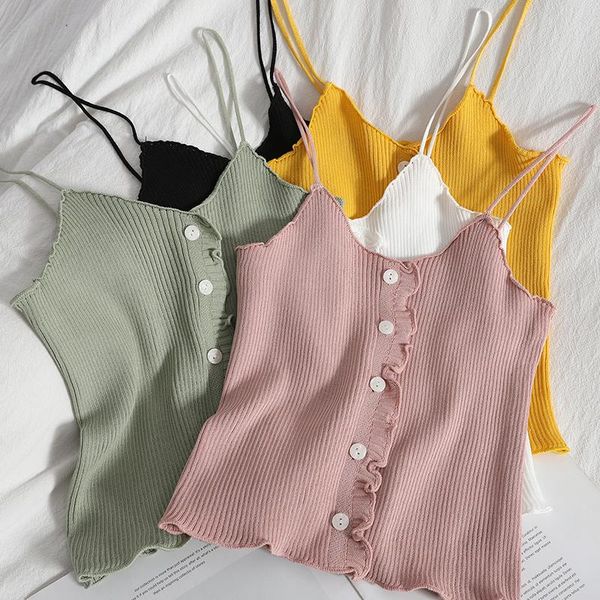 women's tanks & camis cotton underwear comfort knitting camisoles female solid korean ladies spaghetti crop woman fashion clot, White
women's tanks & camis cotton underwear comfort knitting camisoles female solid korean ladies spaghetti crop woman fashion clot, White