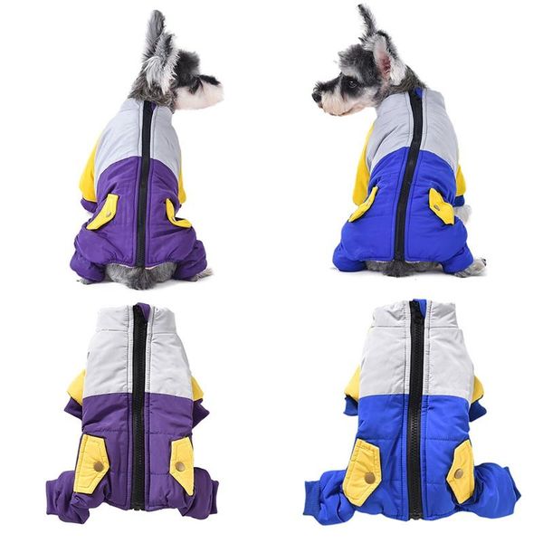 dog apparel pet thick warm stitching clothes winter jumpsuit for dogs hoodies two feet cotton-padded puppy
dog apparel pet thick warm stitching clothes winter jumpsuit for dogs hoodies two feet cotton-padded puppy