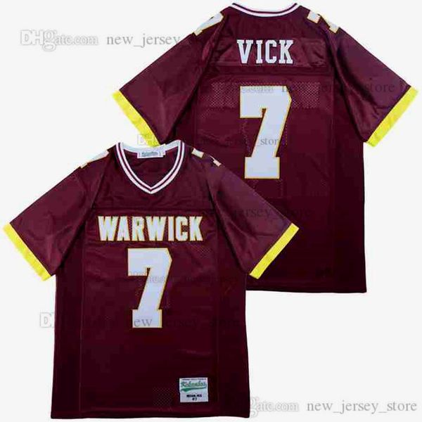 movie michael vick #7 highschool jersey red white custom diy design stitched college football jerseys, Black
movie michael vick #7 highschool jersey red white custom diy design stitched college football jerseys, Black