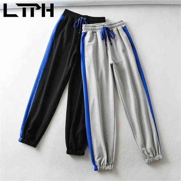 ltph color contrast splicing design jogging pants women high waist casual sweatpants thicken warm trousers spring autumn 210423, Black;white
ltph color contrast splicing design jogging pants women high waist casual sweatpants thicken warm trousers spring autumn 210423, Black;white