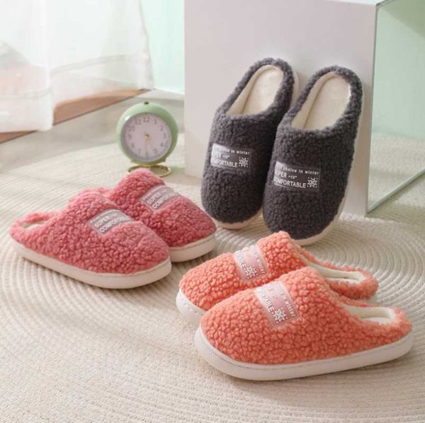 slippers cotton women winter home warmth simple indoor non-slip soft bottom plush men huis, Black
slippers cotton women winter home warmth simple indoor non-slip soft bottom plush men huis, Black