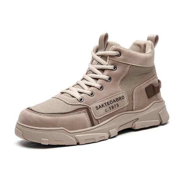 2022 Spring Autumn New Casual Non-slip Fashion Mens Boots Breathable Lace-up Chic Boots for Male Comfortable All-match Men Boot, Beige
2022 Spring Autumn New Casual Non-slip Fashion Mens Boots Breathable Lace-up Chic Boots for Male Comfortable All-match Men Boot, Beige