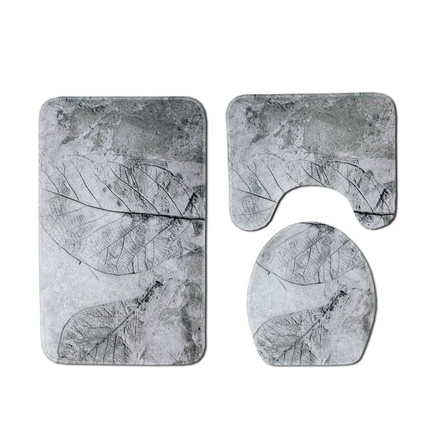 new wind leaf toilet mat three piece bathroom non slip carpet set
new wind leaf toilet mat three piece bathroom non slip carpet set