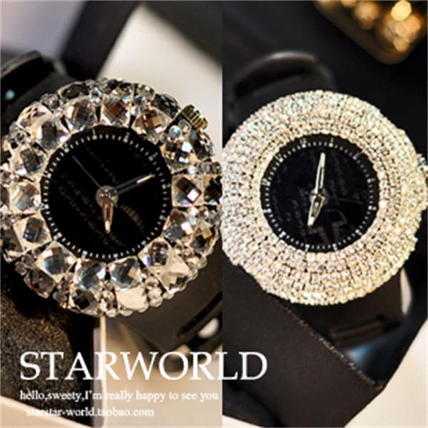 wristwatches powerful aura blingbling large dial full diamonds fashion watch, Slivery;brown
wristwatches powerful aura blingbling large dial full diamonds fashion watch, Slivery;brown