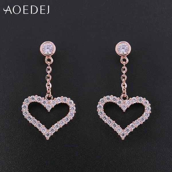 dangle & chandelier aoedej lovely drop earrings heart cubic zircon stone pendant piercing ear crystal women girls hanging long jewelry coppe, Silver
dangle & chandelier aoedej lovely drop earrings heart cubic zircon stone pendant piercing ear crystal women girls hanging long jewelry coppe, Silver