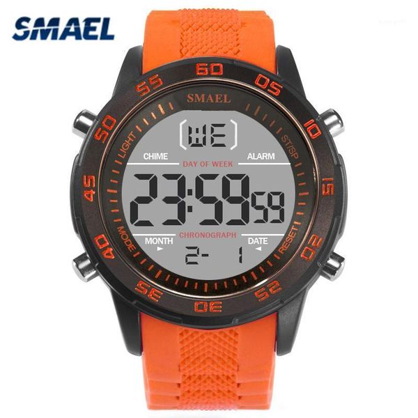 dial digital watch sport watches men silicone watchband water resistant alarm orange wristwatch gift wristwatches, Slivery;brown
dial digital watch sport watches men silicone watchband water resistant alarm orange wristwatch gift wristwatches, Slivery;brown