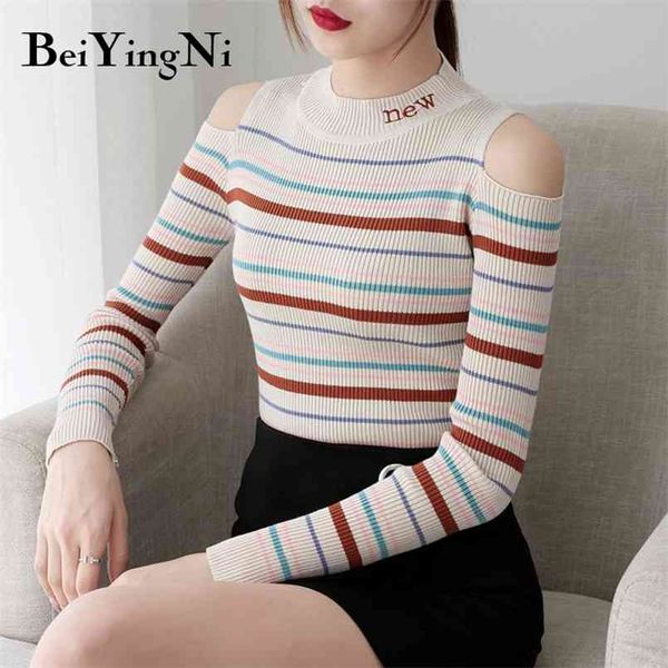 vintage casual off shoulder sweaters women striped slim fashion spring autumn pullover knitted female jumper 210506, Black
vintage casual off shoulder sweaters women striped slim fashion spring autumn pullover knitted female jumper 210506, Black
