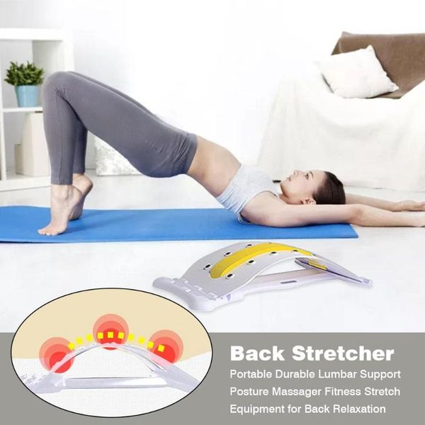 portable back stretcher durable lumbar support posture massager fitness stretch equipment for relaxation spine pain relief accessories
portable back stretcher durable lumbar support posture massager fitness stretch equipment for relaxation spine pain relief accessories