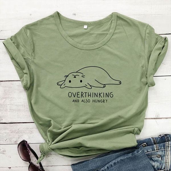 summer overthinking and also women t shirt hungry graphic not today cat grunge vintage slogan cotton girl tee love, White
summer overthinking and also women t shirt hungry graphic not today cat grunge vintage slogan cotton girl tee love, White