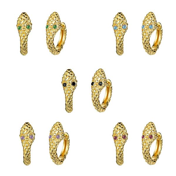 hoop & huggie 925 sterling silver 8mm punk gold color snake hoops european and american luxy women earrings fashion jewelry arrival, Golden;silver
hoop & huggie 925 sterling silver 8mm punk gold color snake hoops european and american luxy women earrings fashion jewelry arrival, Golden;silver