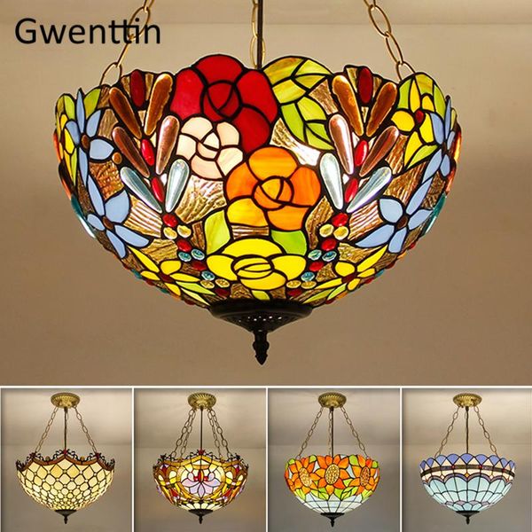 pendant lamps tiffany stained glass light home deco mediterranean hanging lamp for living room bedroom modern fixtures luminaire
pendant lamps tiffany stained glass light home deco mediterranean hanging lamp for living room bedroom modern fixtures luminaire