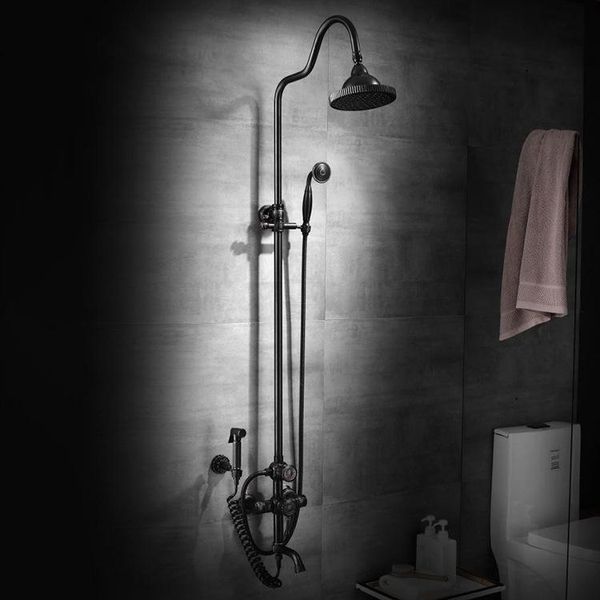 bathroom sink faucets all copper four-speed switch black ancient carved shower large nozzle with bidet strong spray gun rain
bathroom sink faucets all copper four-speed switch black ancient carved shower large nozzle with bidet strong spray gun rain