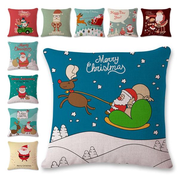 cartoon christmas cute santa claus pillow cover linen cushion for sofa seating living room home decor case cushion/decorative
cartoon christmas cute santa claus pillow cover linen cushion for sofa seating living room home decor case cushion/decorative