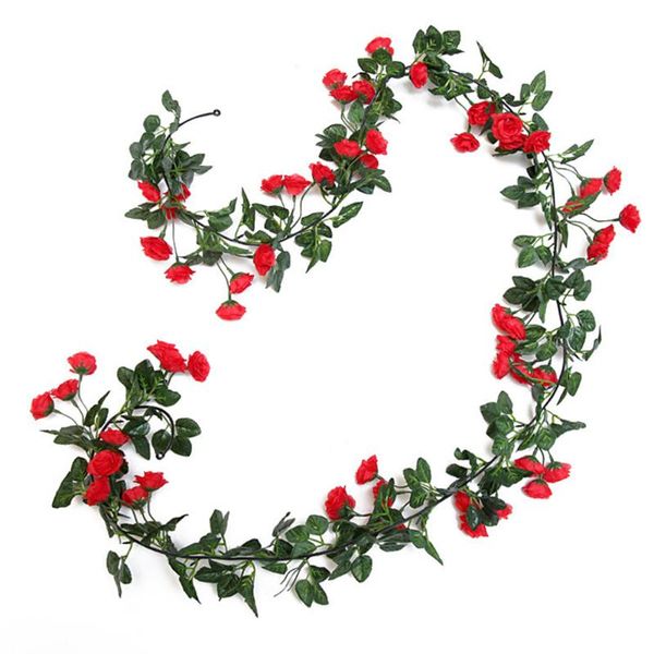1.8m 69 heads mini rose artificial flowers fake flower bouquet simulation vine rattan for garden wedding party decorative & wreaths 
1.8m 69 heads mini rose artificial flowers fake flower bouquet simulation vine rattan for garden wedding party decorative & wreaths