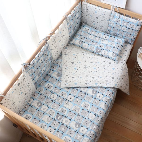 baby bedding set cotton cartoon crib kit for kids with the bumper in cradle children bed linen for nursery boy girl custom size
baby bedding set cotton cartoon crib kit for kids with the bumper in cradle children bed linen for nursery boy girl custom size