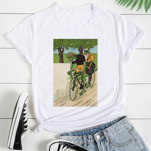 women's t-shirt streetwear white custom t shirt friends funny frog playing guitar print tees short sleeve tshirts graphic shirts fashi
women's t-shirt streetwear white custom t shirt friends funny frog playing guitar print tees short sleeve tshirts graphic shirts fashi