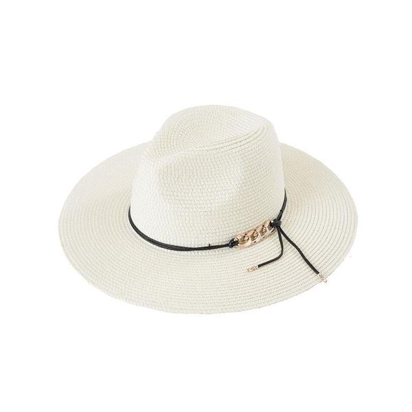 wide brim hats style leather belt sun hat rope decoration holiday protection anti-ultraviolet visor cap women summer, Blue;gray
wide brim hats style leather belt sun hat rope decoration holiday protection anti-ultraviolet visor cap women summer, Blue;gray