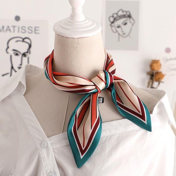 scarves 2021 stripe skinny scarf print women silk small handle bag ribbons female head sharp angle foulard, Blue;gray
scarves 2021 stripe skinny scarf print women silk small handle bag ribbons female head sharp angle foulard, Blue;gray