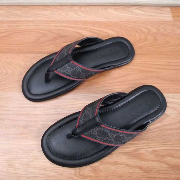 g europe summer station flip men's flops real leather casual versatile beach shoes yw yw, Black
g europe summer station flip men's flops real leather casual versatile beach shoes yw yw, Black