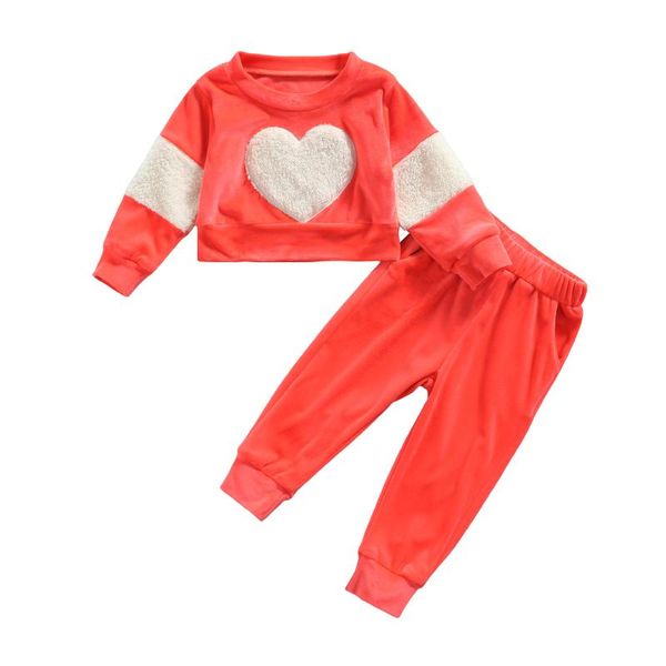 clothing sets 2-6years girls casual two-piece clothes set patchwork pattern round collar pullover and trousers with pockets, White
clothing sets 2-6years girls casual two-piece clothes set patchwork pattern round collar pullover and trousers with pockets, White
