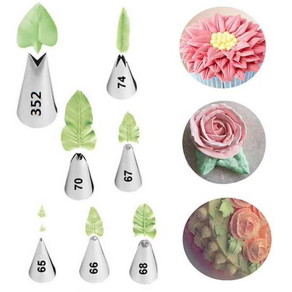 baking & pastry tools 7pcs/set stainless steel leaves nozzles for cream icing piping tipsdecorating tool fondant ct2229
baking & pastry tools 7pcs/set stainless steel leaves nozzles for cream icing piping tipsdecorating tool fondant ct2229