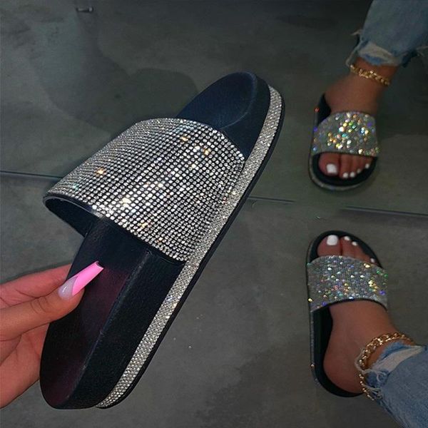 women slippers bling crystal comfort pvc confort slides shoes flats ladies fashion platform woman home bathroom casual, Black
women slippers bling crystal comfort pvc confort slides shoes flats ladies fashion platform woman home bathroom casual, Black