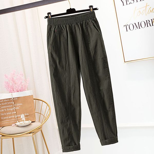 capris color plus ankle length xl-4xl hare women's spring pants elastic waistline, Black;white
capris color plus ankle length xl-4xl hare women's spring pants elastic waistline, Black;white