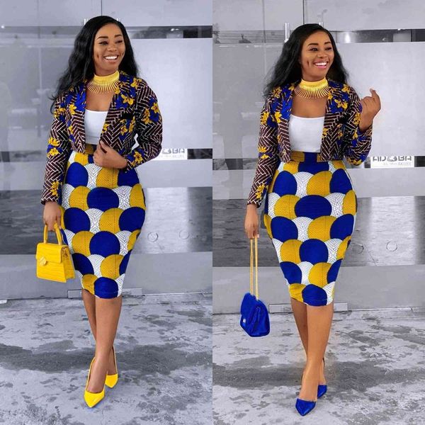 dress female two printed ensemble short blazer and pencil sleeves elegant long sleeve ladies of the office fashion work wear african suits, Black;gray
dress female two printed ensemble short blazer and pencil sleeves elegant long sleeve ladies of the office fashion work wear african suits, Black;gray