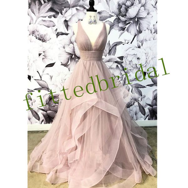 2021 v neck ball gown prom dresses ruffles sweep train tulle formal long women plus size evening party gowns special occasion gowns, Black
2021 v neck ball gown prom dresses ruffles sweep train tulle formal long women plus size evening party gowns special occasion gowns, Black