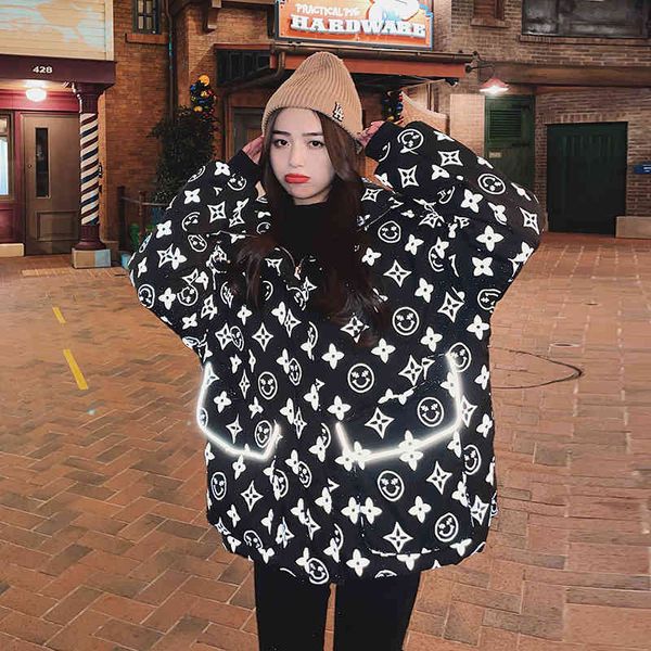down jacket laser women's short hooded 2021 korean ins student bread luminous, Black
down jacket laser women's short hooded 2021 korean ins student bread luminous, Black