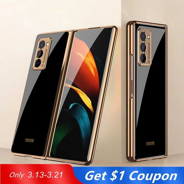 plating glass case for galaxy z fold 2 full protection cover fold2 5g flip shockproof cell phone cases 
plating glass case for galaxy z fold 2 full protection cover fold2 5g flip shockproof cell phone cases