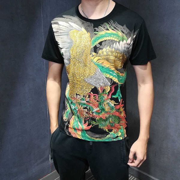 men's t-shirts t shirts summer rhinestones ethnic t-shirt o collar short sleeve luxury d s4p6, White;black
men's t-shirts t shirts summer rhinestones ethnic t-shirt o collar short sleeve luxury d s4p6, White;black