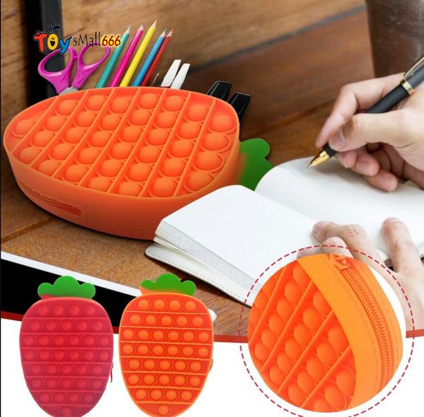 cartoon carrot simple dimple pencil case decompression toys girls boys kawaii pen box office school study storage bag stationery pencilcase
cartoon carrot simple dimple pencil case decompression toys girls boys kawaii pen box office school study storage bag stationery pencilcase