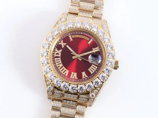 luxury designer classic fashion automatic mechanical watch size 43mm all set with diamond sapphire glass waterproof function men like christ, Slivery;brown
luxury designer classic fashion automatic mechanical watch size 43mm all set with diamond sapphire glass waterproof function men like christ, Slivery;brown