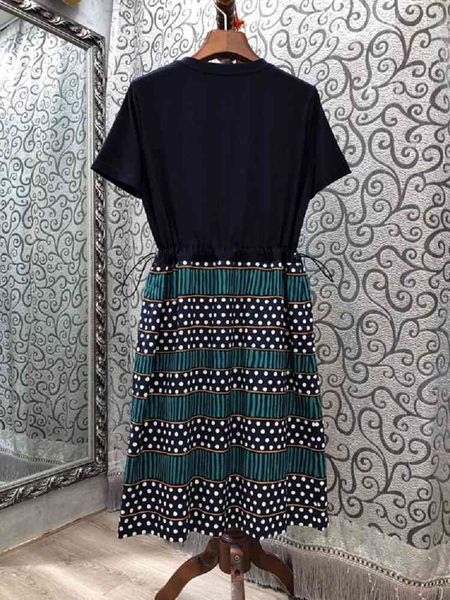 capris 2021 autumn fashion style ladies polka dot print patchwork drawstring waist short sleeve casual cotton, Black;gray
capris 2021 autumn fashion style ladies polka dot print patchwork drawstring waist short sleeve casual cotton, Black;gray