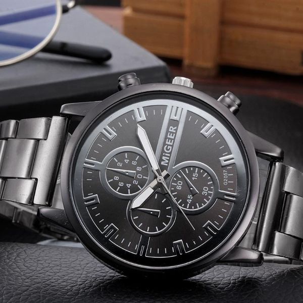 wristwatches migeer man wrist watches fashion crystal stainless steel analog quartz male clock mens watch relogio masculino, Slivery;brown
wristwatches migeer man wrist watches fashion crystal stainless steel analog quartz male clock mens watch relogio masculino, Slivery;brown