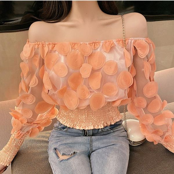 women's blouses & shirts off shoulder womens and 2021 mesh sheer puff sleeve summer 3d flower vintage white women shirt blouse
women's blouses & shirts off shoulder womens and 2021 mesh sheer puff sleeve summer 3d flower vintage white women shirt blouse
