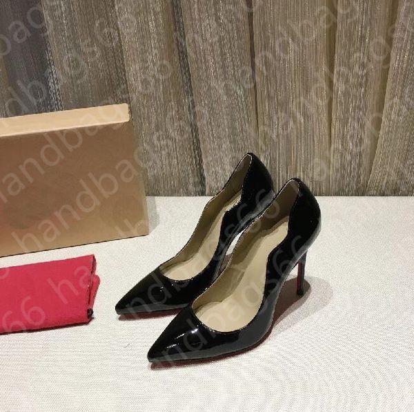 2021 high-heeled shoes woman red bottom leather wedding shoes stilettos pointed toes multi-style, Black
2021 high-heeled shoes woman red bottom leather wedding shoes stilettos pointed toes multi-style, Black