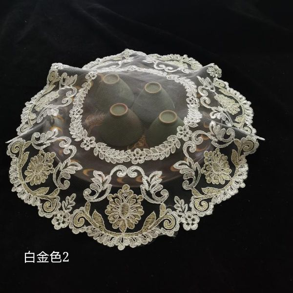 table cloth deluxe lace embroidered round cloth, tea tray cover, rice cooker dust microwave towel, vase mat
table cloth deluxe lace embroidered round cloth, tea tray cover, rice cooker dust microwave towel, vase mat