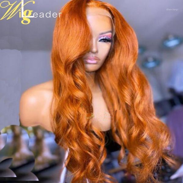 wigleader human hair lace front wigs 180% preplucked frontal wig ginger orange glueless wavy1, Black;brown
wigleader human hair lace front wigs 180% preplucked frontal wig ginger orange glueless wavy1, Black;brown