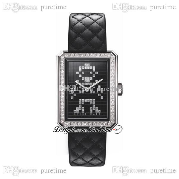 boy-friend code coco electro h4469 swiss quartz womens watch diamond bezel low poly black dial leather strap limited edition ladies watches, Slivery;brown
boy-friend code coco electro h4469 swiss quartz womens watch diamond bezel low poly black dial leather strap limited edition ladies watches, Slivery;brown