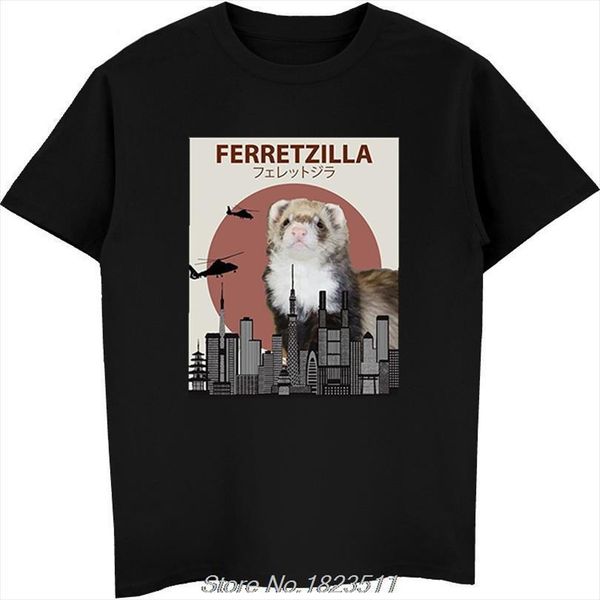 fashion ferretzilla funny ferret men lovers tees harajuku streetwear, White;black
fashion ferretzilla funny ferret men lovers tees harajuku streetwear, White;black