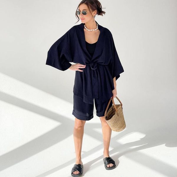 women's sleepwear hiloc loose suits with shorts silk robe sets drop sleeves bathrobe for women pijama three quarter sleeve robes woman, Black;red
women's sleepwear hiloc loose suits with shorts silk robe sets drop sleeves bathrobe for women pijama three quarter sleeve robes woman, Black;red