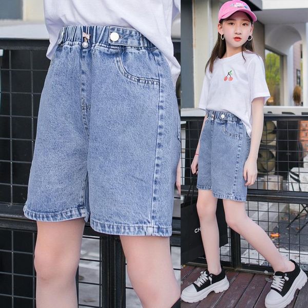 summer girls short denim shorts for fashion girl solid jeans children pants casual clothing, Blue
summer girls short denim shorts for fashion girl solid jeans children pants casual clothing, Blue