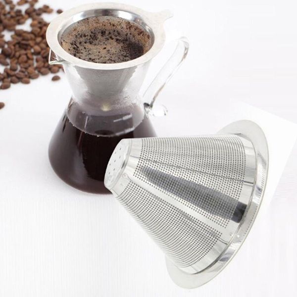 coffee filters stainless steel fine mesh strainer filter basket pour over cone dripper cocktail bar bartender tool
coffee filters stainless steel fine mesh strainer filter basket pour over cone dripper cocktail bar bartender tool