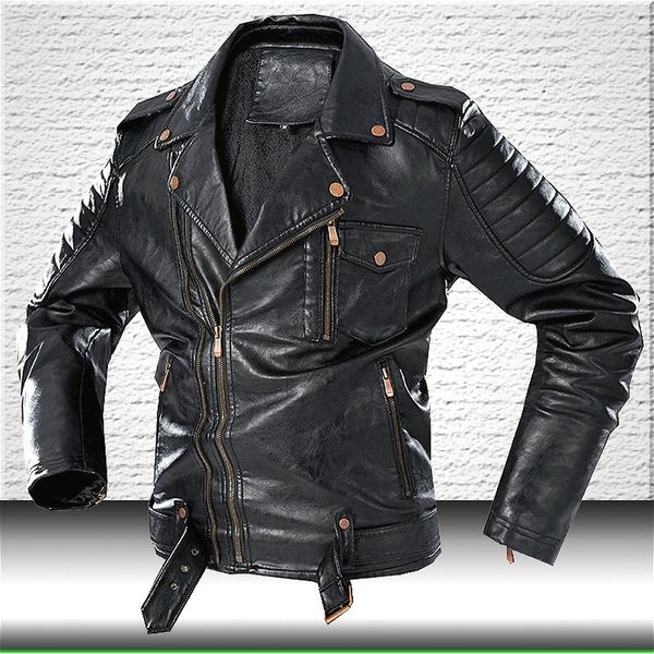 men fashion leather jacket coat 2021 brand motorcycle faux jackets winter windbreaker coats men's fur, Black
men fashion leather jacket coat 2021 brand motorcycle faux jackets winter windbreaker coats men's fur, Black