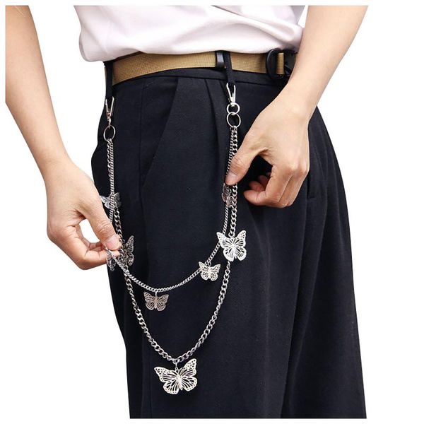 belts fashion collocation harajuku multi layer hiphop butterfly hollow out belt trousers chain, Black;brown
belts fashion collocation harajuku multi layer hiphop butterfly hollow out belt trousers chain, Black;brown