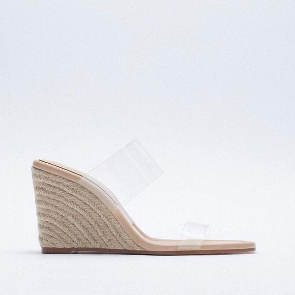 dress shoes women's square pvc transparent plastic wedges sandals in spring and summer, Black
dress shoes women's square pvc transparent plastic wedges sandals in spring and summer, Black